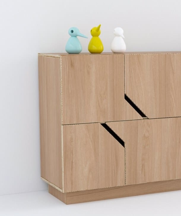 Березовый шкаф с распашными дверцами Radis Лабиринт ARCH-00066591 - Вид №7