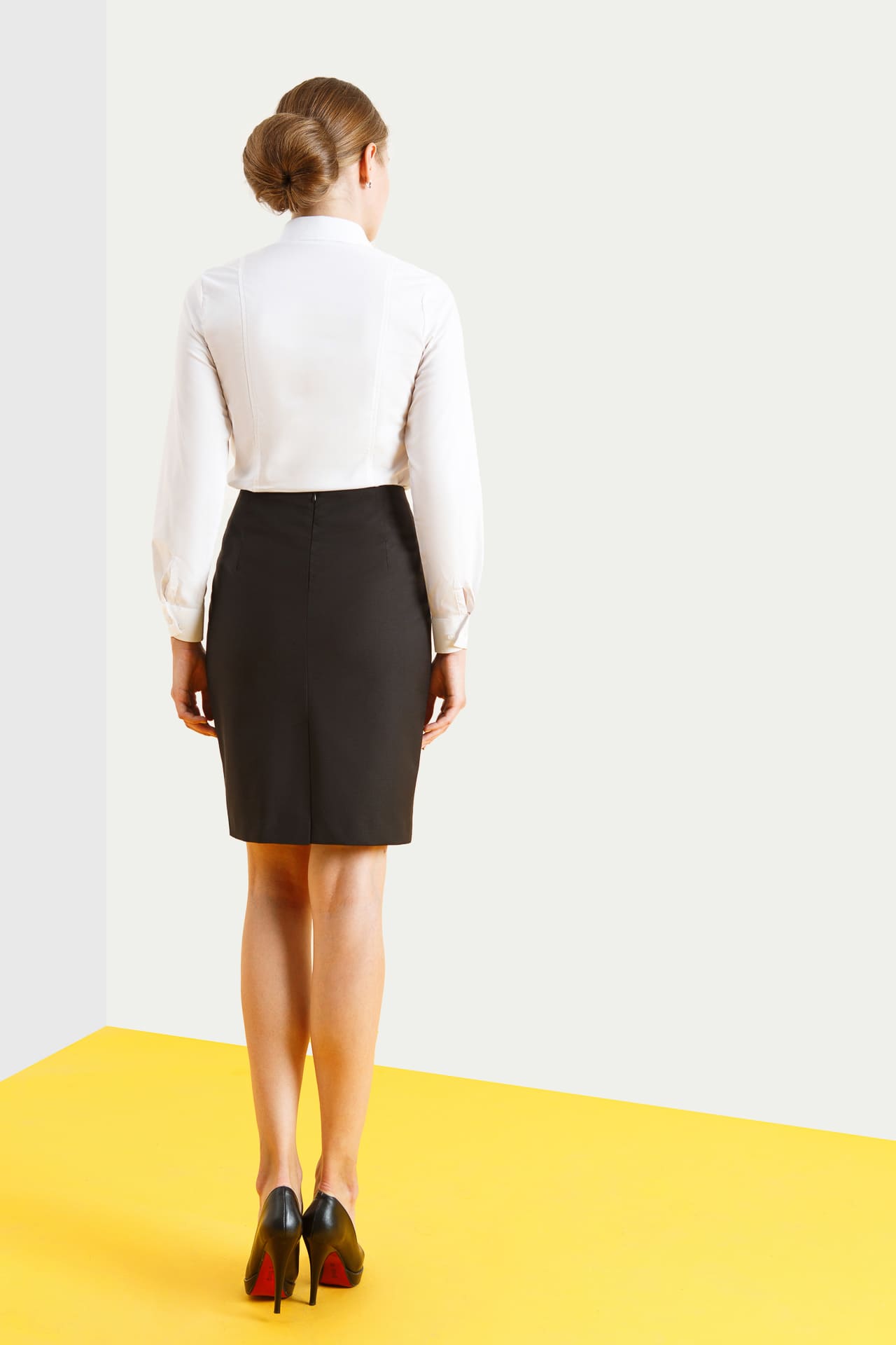 62483 Рубашка женская  white El-Risto  Корпоративная одежда  размер 38 (XXS)  - Вид №4