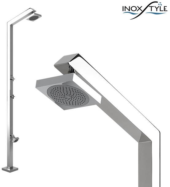 Inoxstyle Летний душ из нержавеющей стали Tecno cube 01015 l - Вид №3