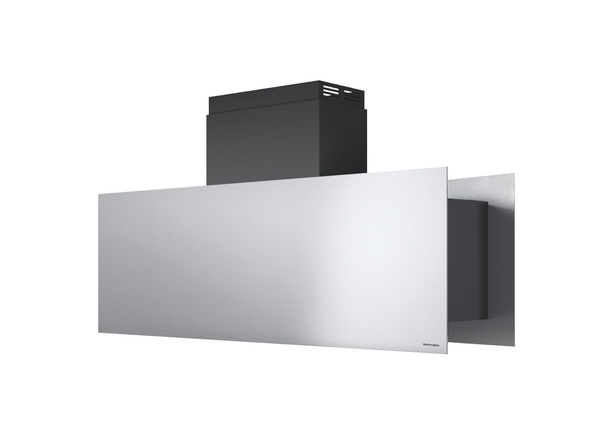 Островная вытяжка из нержавеющей стали со встроенным освещением Barazza Steel ARCH-00073234