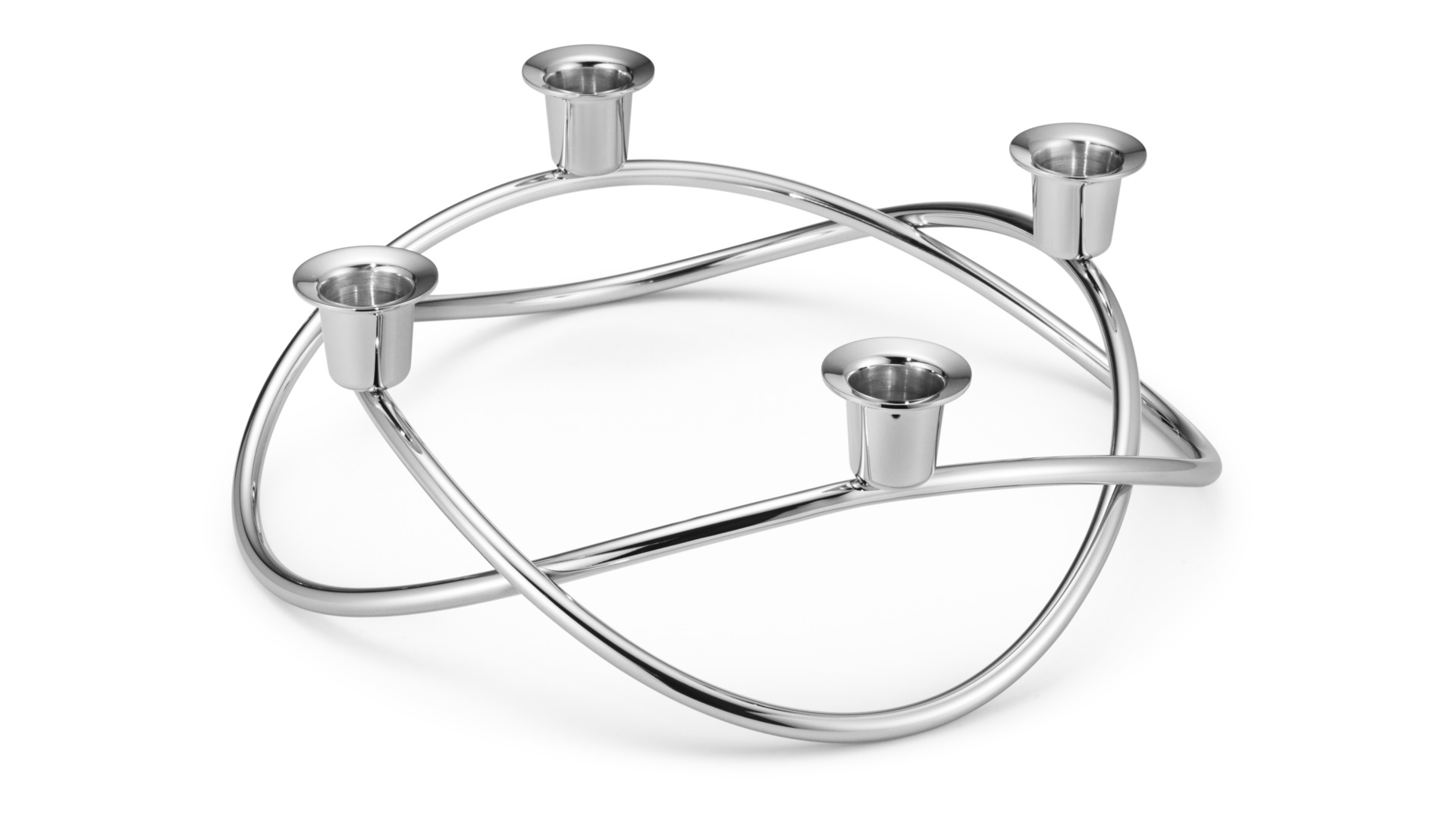 10661499 Georg Jensen Подсвечник для 4-х свечей Georg Jensen "Сезон" 9см Сталь нержавеющая  - Вид №1