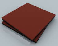 Резиновая плитка ecospline 500*500*40 мм EcoSpline