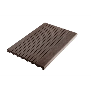 Ступень забежная 23x342x200 мм цвет темный орех