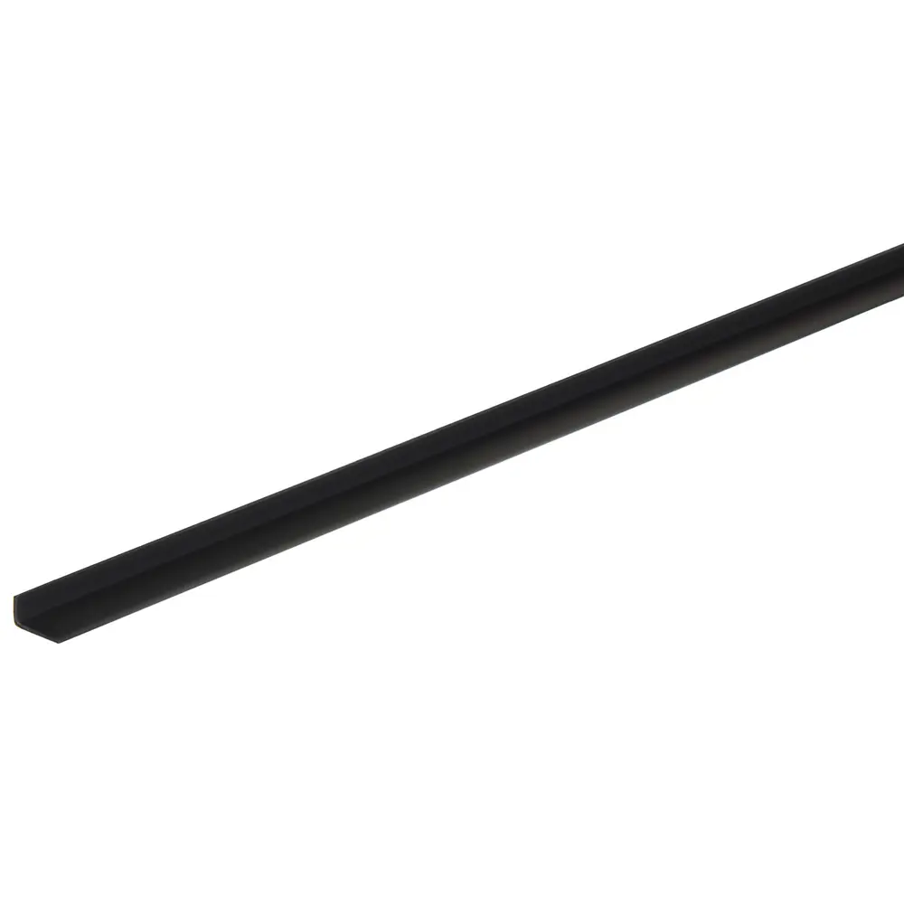 Уголок ПВХ 20x10x1.5x2000 мм цвет черный GAH ALBERTS STLM-2193028