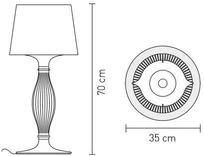 Slamp Настольная лампа из лентифлекса® Liza sun-id-1434113 - Вид №12