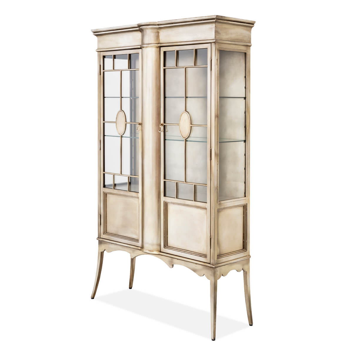 700439-01 ABHIKA ШКАФ NIKA H208 126X45 GOLD  - Вид №1