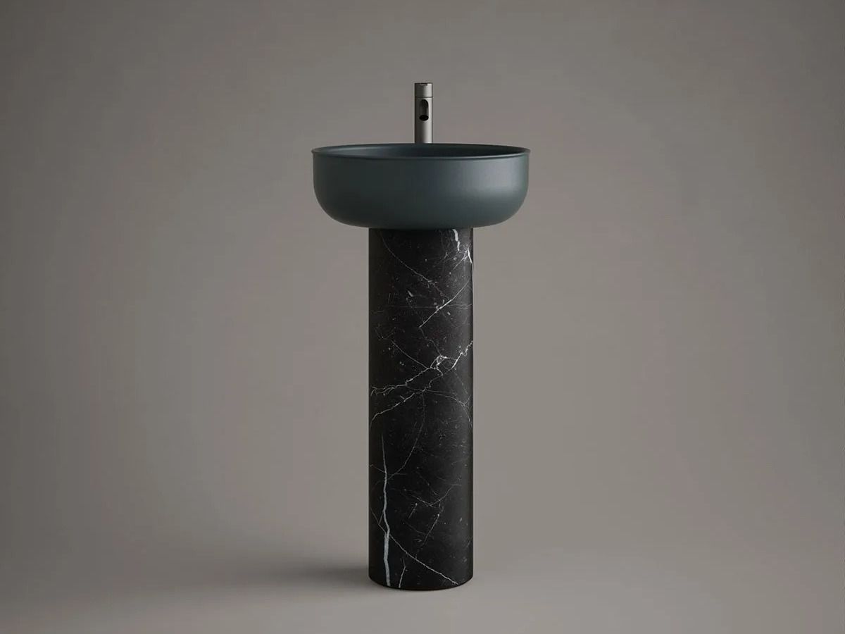 Мраморная отдельно стоящая круглая раковина Inbani Prime ARCH-00002519 - Вид №2