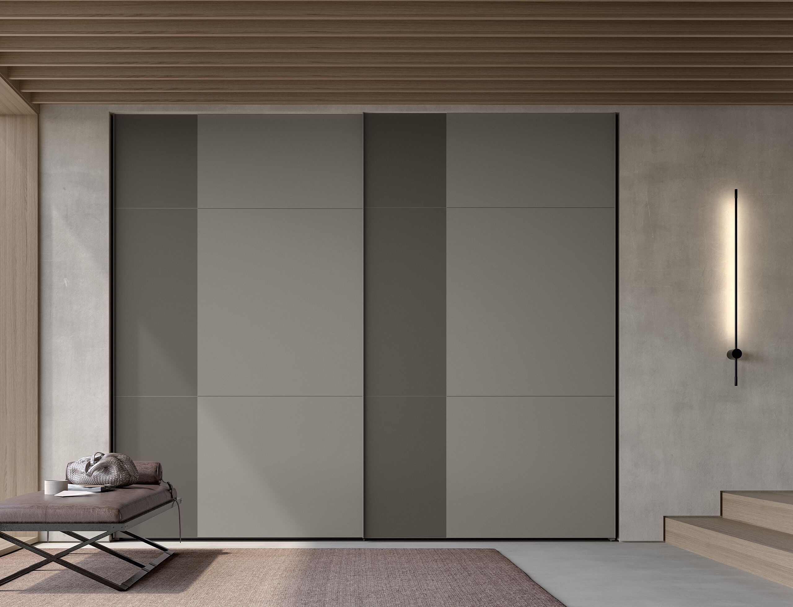 Деревянный шкаф с раздвижными дверями Adok ателье ARCH-00019932 - Вид №2