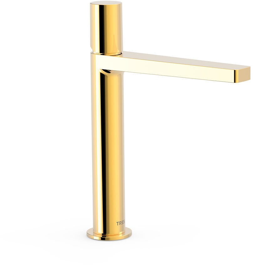 ПРОЕКТ-Смеситель для раковины TRES High с одной ручкой -21120302OR TRES