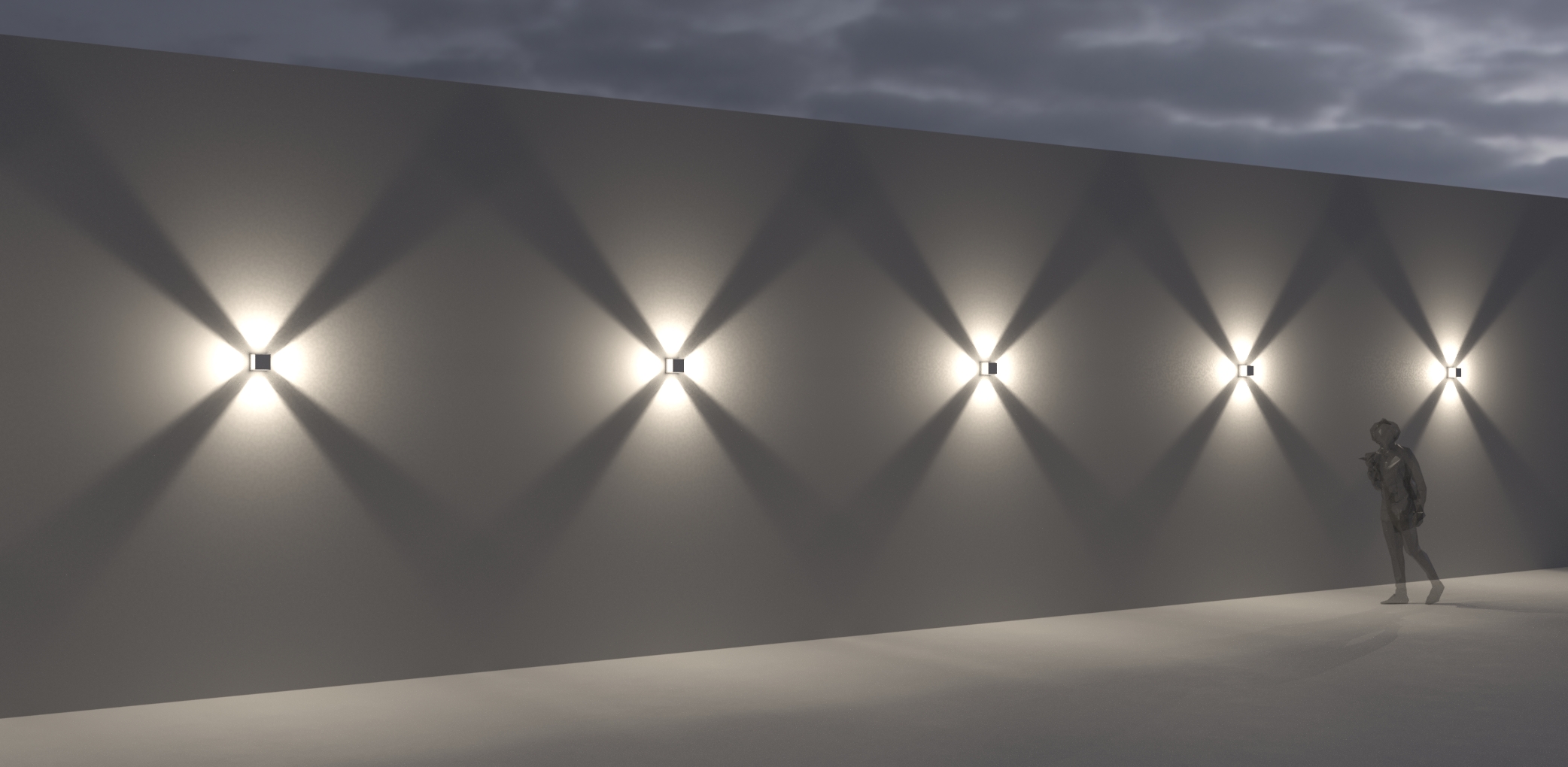 1009618 Подсветка стены Platek MINI ONE Applique  MINI ONE Applique - LED 3000K 4x90°  - Вид №7