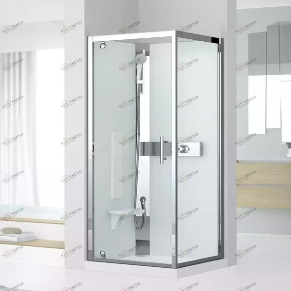 Novellini. Душевая кабина термостатическая 90x90 GF90 STANDARD с высоким душевым поддоном GLAX 3 GL3GF99T1K