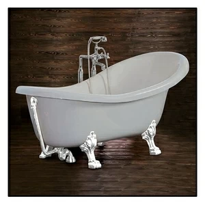 Ванна Akcjum Rectime 170 WR-02-01-KB овальная белая на ножках