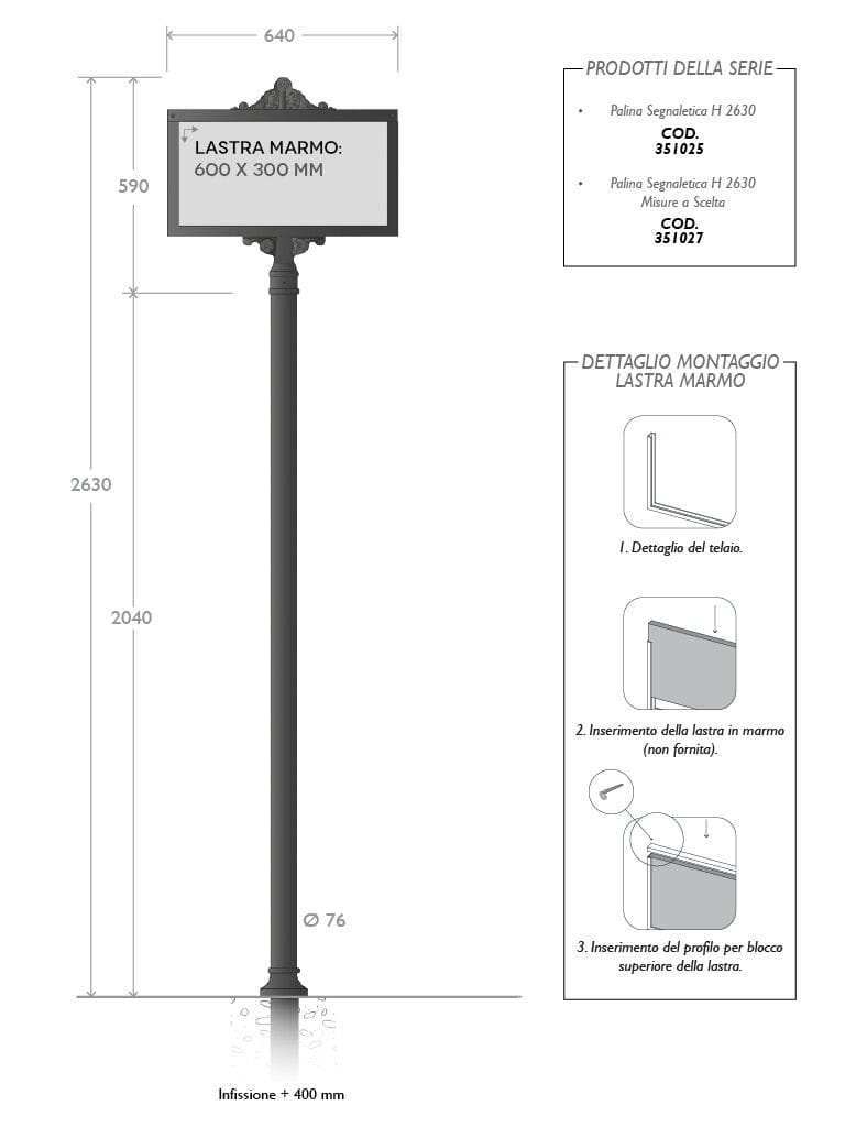 Стальная доска EUROCOMITALIA классическая мебель ARCH-00065454 - Вид №2
