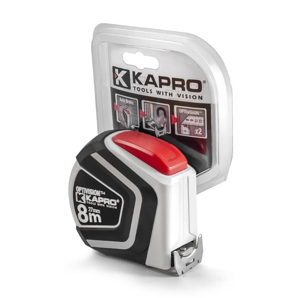 Рулетка Kapro 510 8 м x 25 мм, магнитный наконечник, автоблокировка, двусторонняя шкала STLM-2141807 - Вид №1