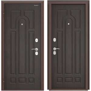 Дверь входная металлическая Оптим 88x205 см левая венге