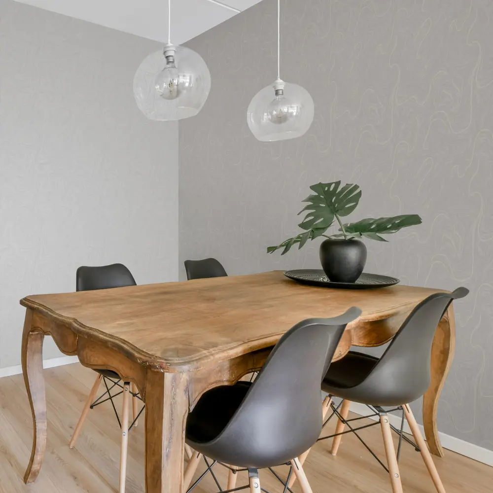 Обои флизелиновые Erismann Lena светло-серые абстрактные 1.06 м 89372642 STLM-0830404 - Вид №4