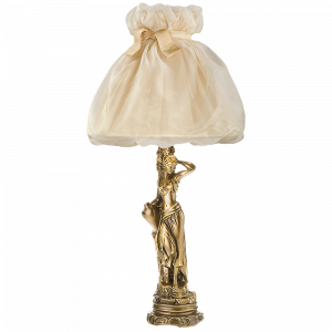 32016+34003 Настольная лампа Девушка с кувшином Мадлен Жемчуг BOGACHO