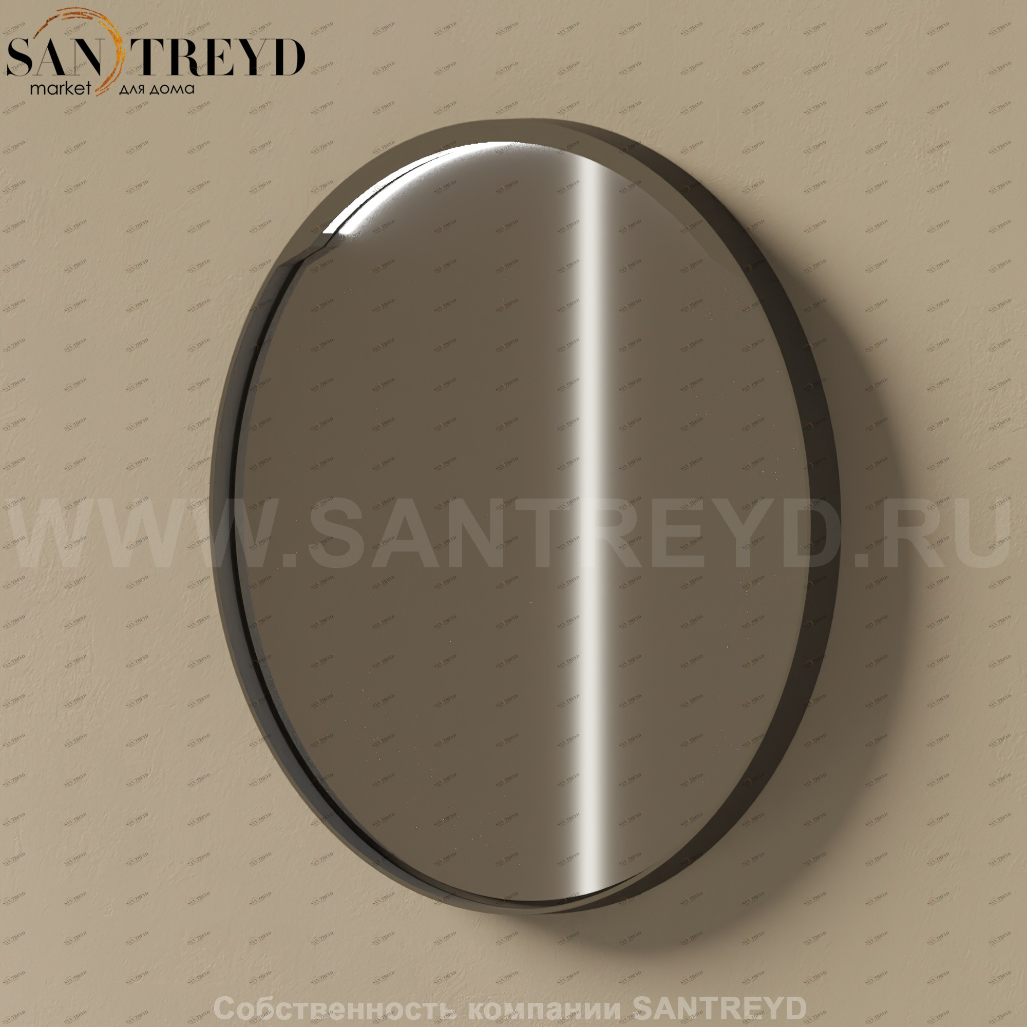 Flaminia MADRE Зеркало в черной раме с подсветкой MASPE75.7006 Ceramica Flaminia MASPE757006