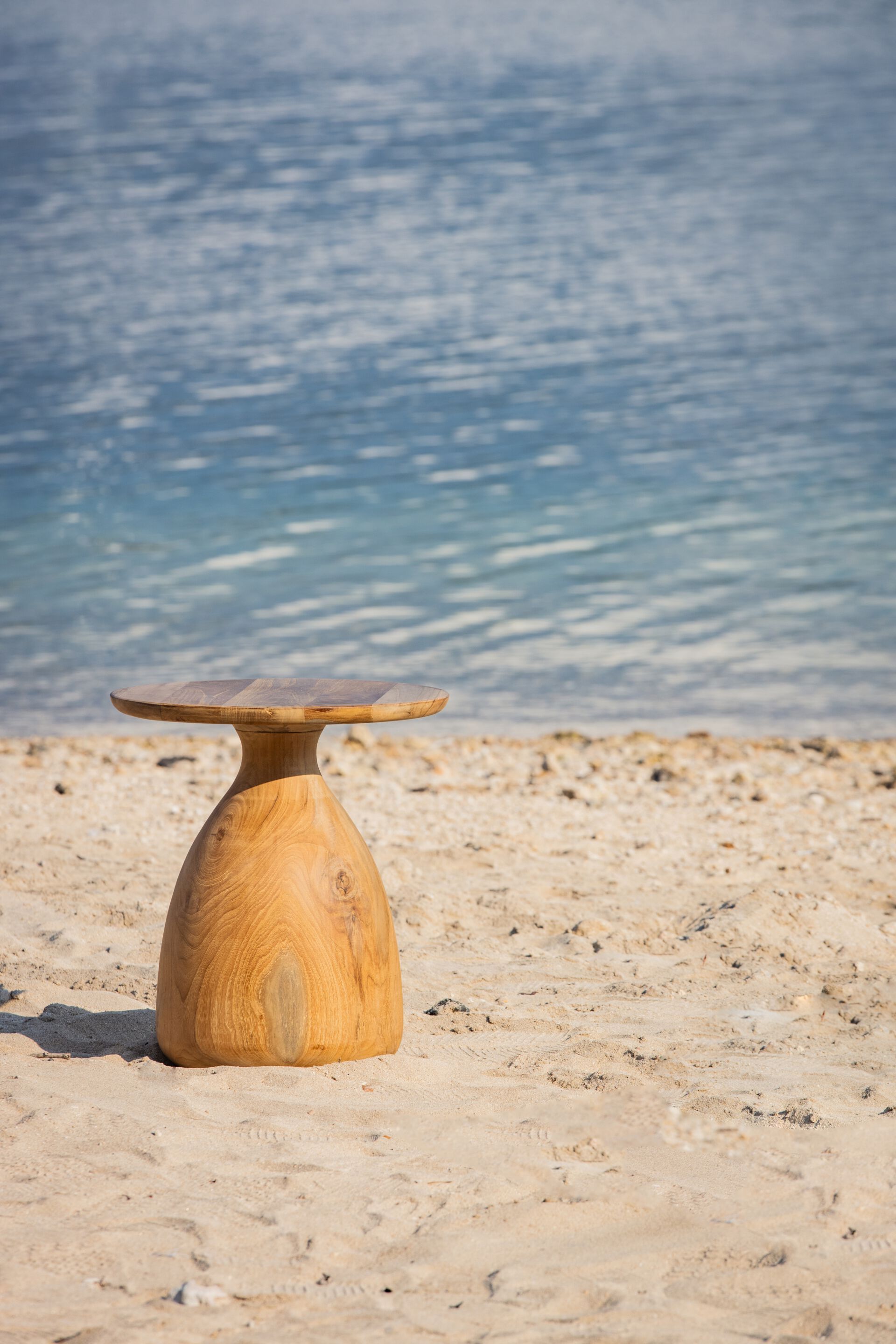 Круглый журнальный столик из массива дерева cbdesign кегли ARCH-00116571 - Вид №15