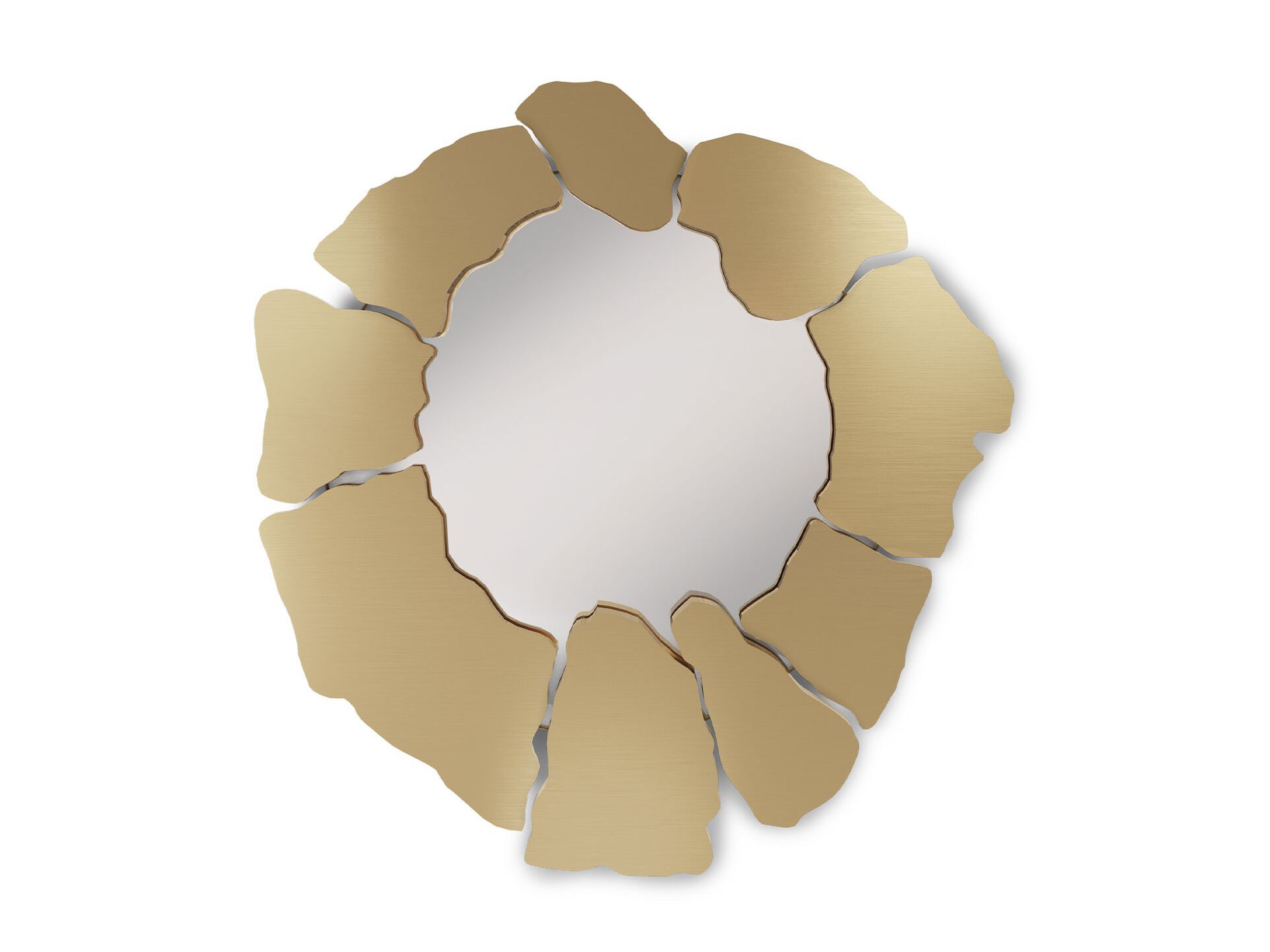 Настенное латунное зеркало с рамкой Ginger & Jagger Earth to Earth ARCH-00032425 - Вид №1