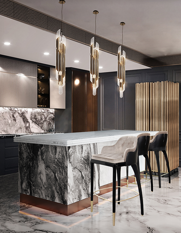 Барные стулья и табуреты Charla Bar Chair Covethouse LUXXU  - Вид №3