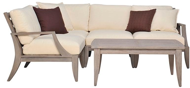 JANUS et Cie Угловой модуль из тика для модульного дивана Relais sun-id-1504049 - Вид №6