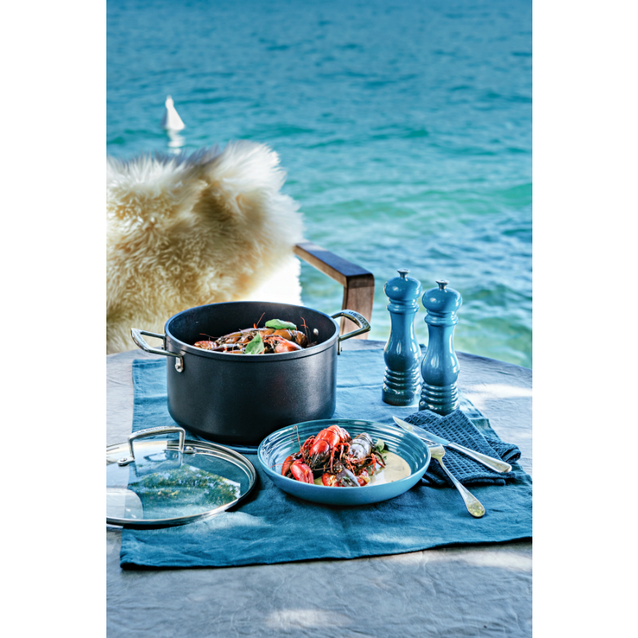 Кастрюля Le Creuset, анодированный алюминий, антипригарное покрытие, Ø24 см, черный 96203324000000 - Вид №2