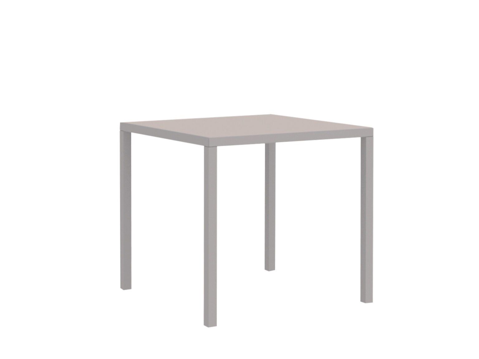 Металлический штабелируемый прямоугольный садовый стол Vermobil Quatris ARCH-00080787 - Вид №20