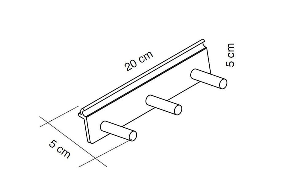 Алюминиевая офисная настенная вешалка Caimi Brevetti встреча ARCH-00111530 - Вид №2