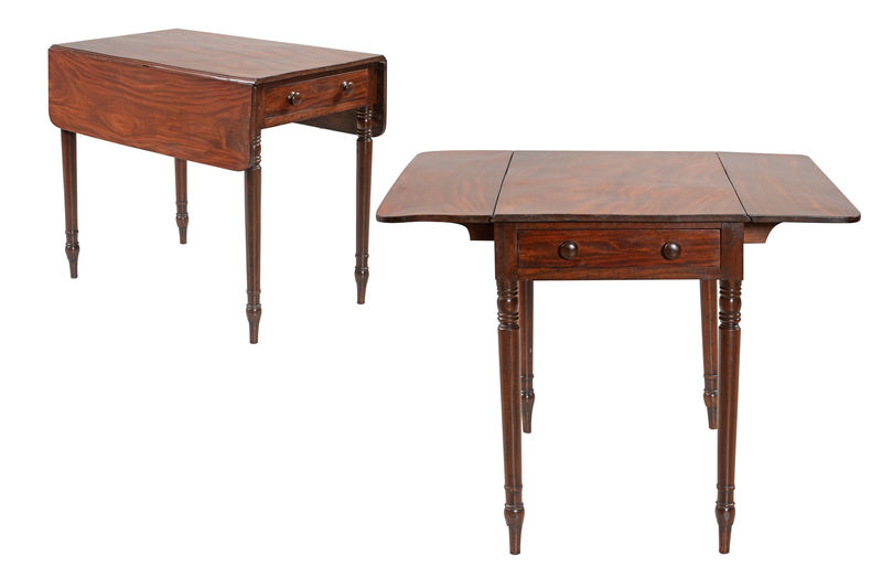 SOR27491 Стол из красного дерева Пемброк ijlbrown  - Вид №4