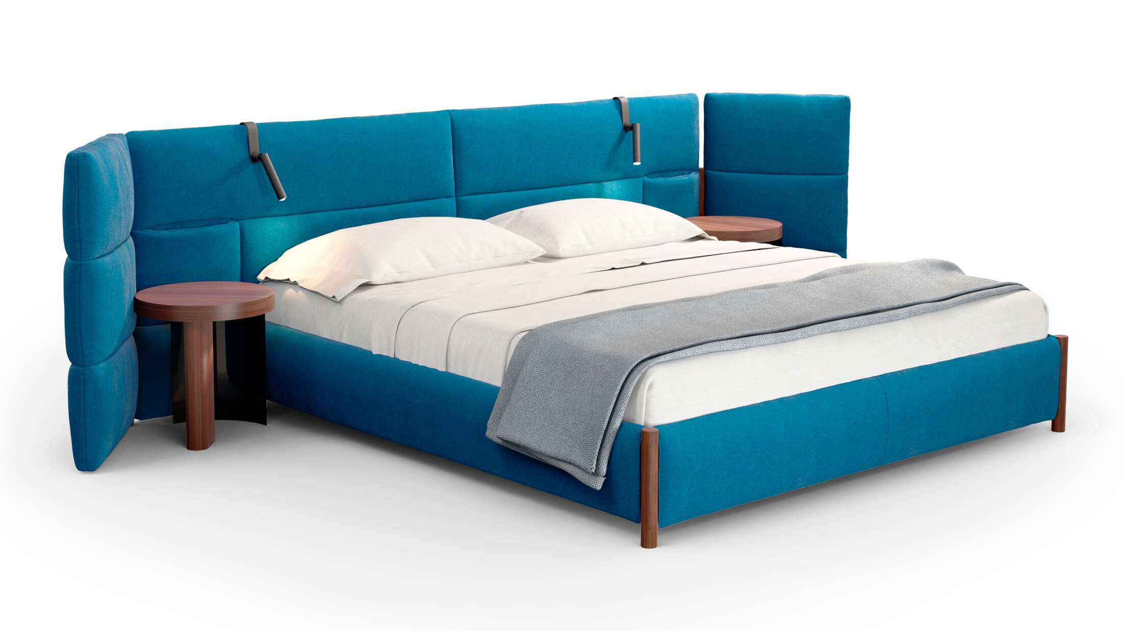 Кровать с мягким изголовьем CASSINA Bio-mbo ARCH-00114830