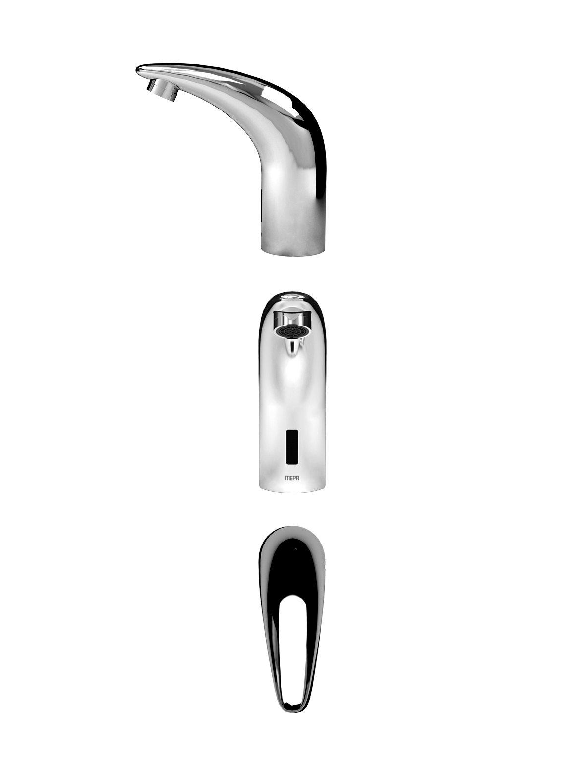 718840 MEPA  ИК-смесители для умывальников Saniline Dolphin 2 для предварительно приготовленной воды, работающий от сети 