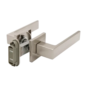 Дверная ручка на розетке Edson PS 25-Q2 без запирания цвет никель 89456868 STLM-2071438