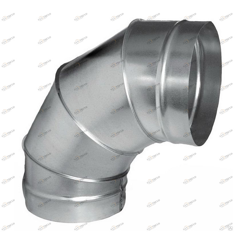 Отвод 90º круглый (оц. сталь) d150 Santreyd 00-0233-011