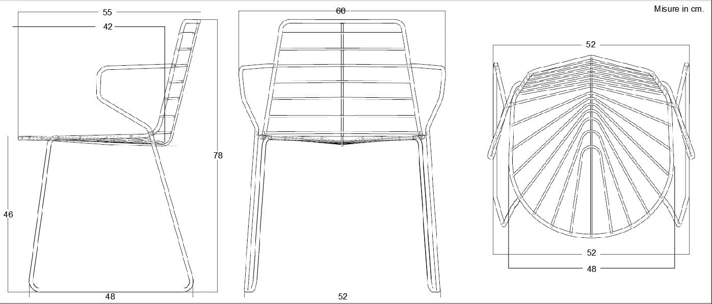 Штабелируемый стул Quinti Sedute Palmas ARCH-00076596 - Вид №19