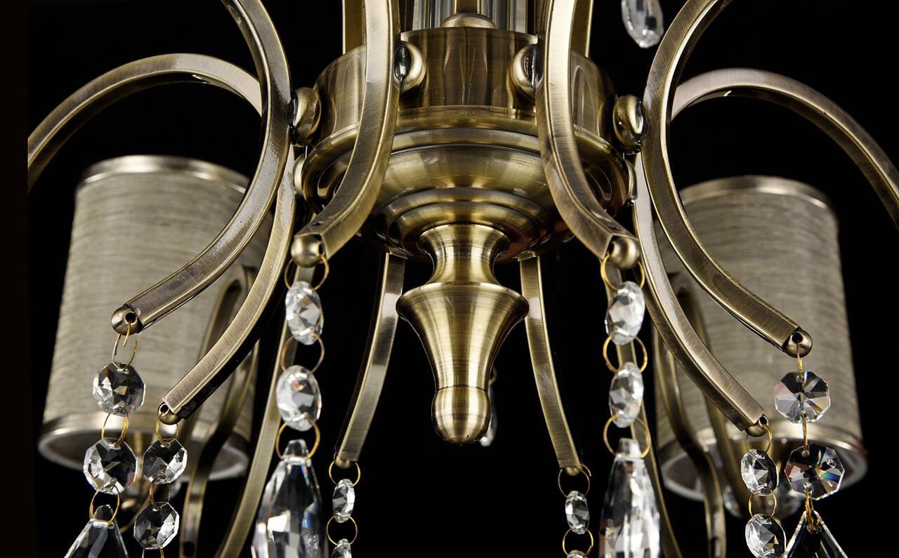 Подвесная люстра Freya Faust FR2300-PL-12-BZ FREYA ДИЗАЙНЕРСКИЕ, FAUST 186120 Бежевый  - Вид №3