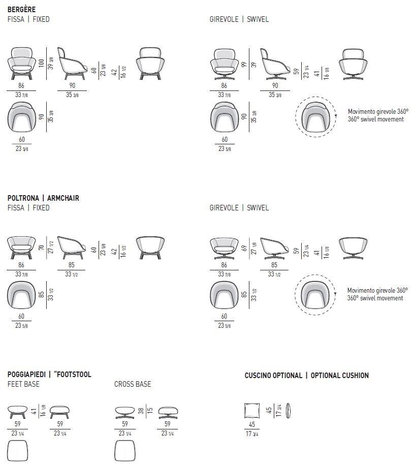 Minotti Кресло Russell sun-id-1348650 - Вид №4
