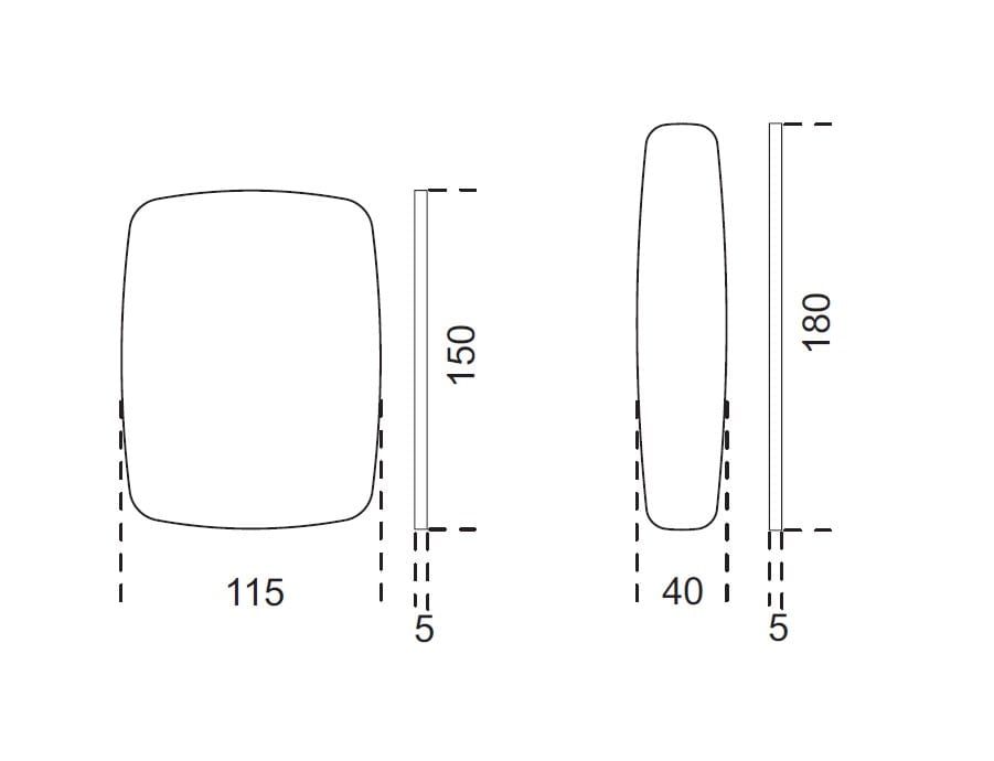 Прямоугольное настенное зеркало с рамкой Gallotti&Radice SOFT ARCH-00151821 - Вид №3
