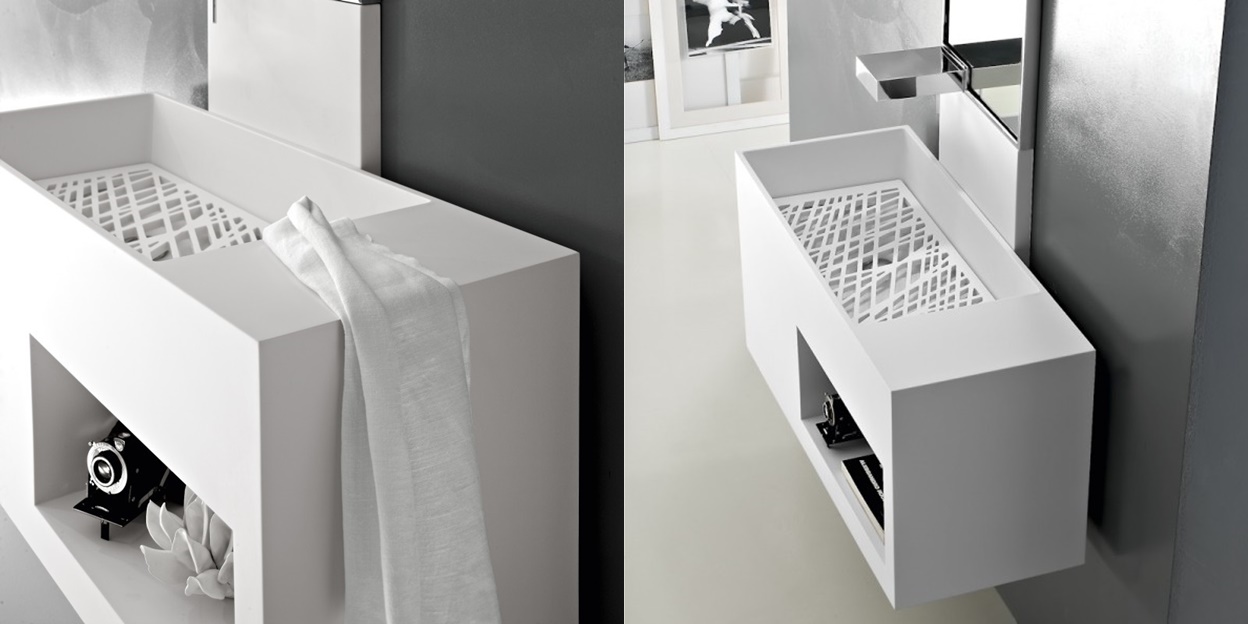 Toscoquattro Комплект мебели для ванной 01 CONCERTO белый 13A5313PF1CB09C0108RB109FC1 - Вид №2