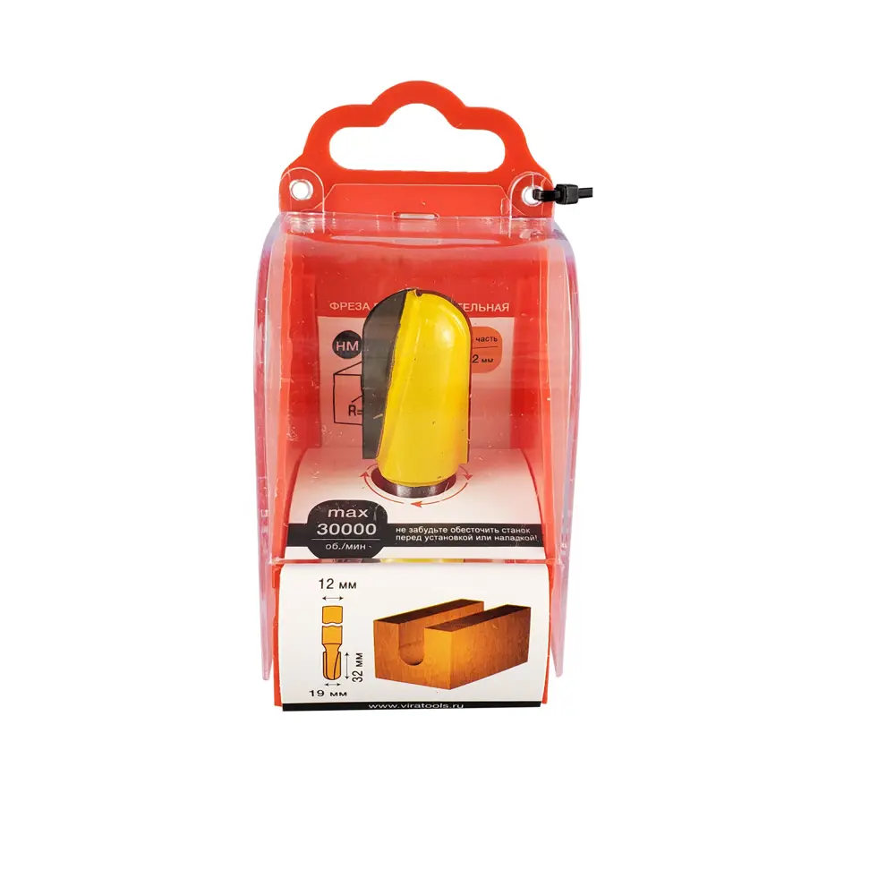 Фреза по дереву пазовая галтельная 553343 19x32 мм хвостовик 12 мм Santreyd STLM-2044178 - Вид №3