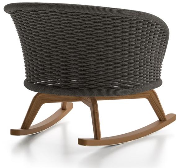 Atmosphera Садовое кресло-качалка из тика и акрила Ludo Lu.do - Вид №2