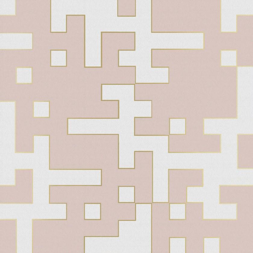 YO2 Металлические геометрические обои на флизелине Modern foils sun-id-1508551 - Вид №1