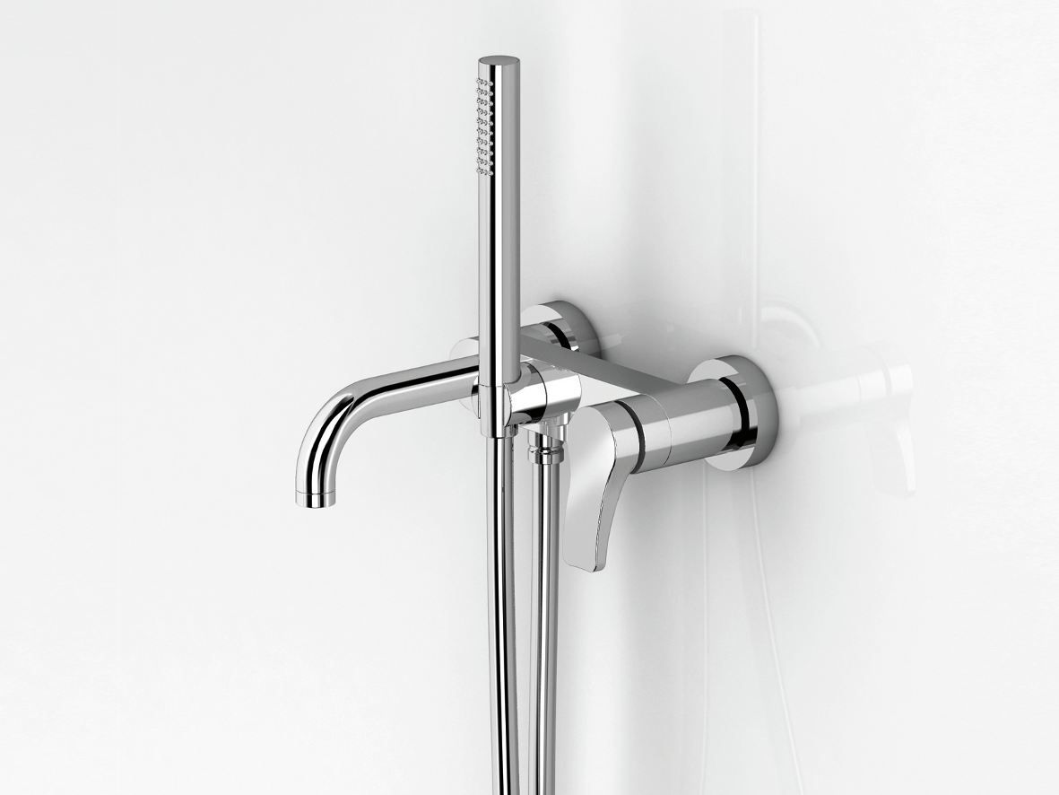 Настенный смеситель для ванны с ручным душем ABOUTWATER AL/23 ARCH-00123668