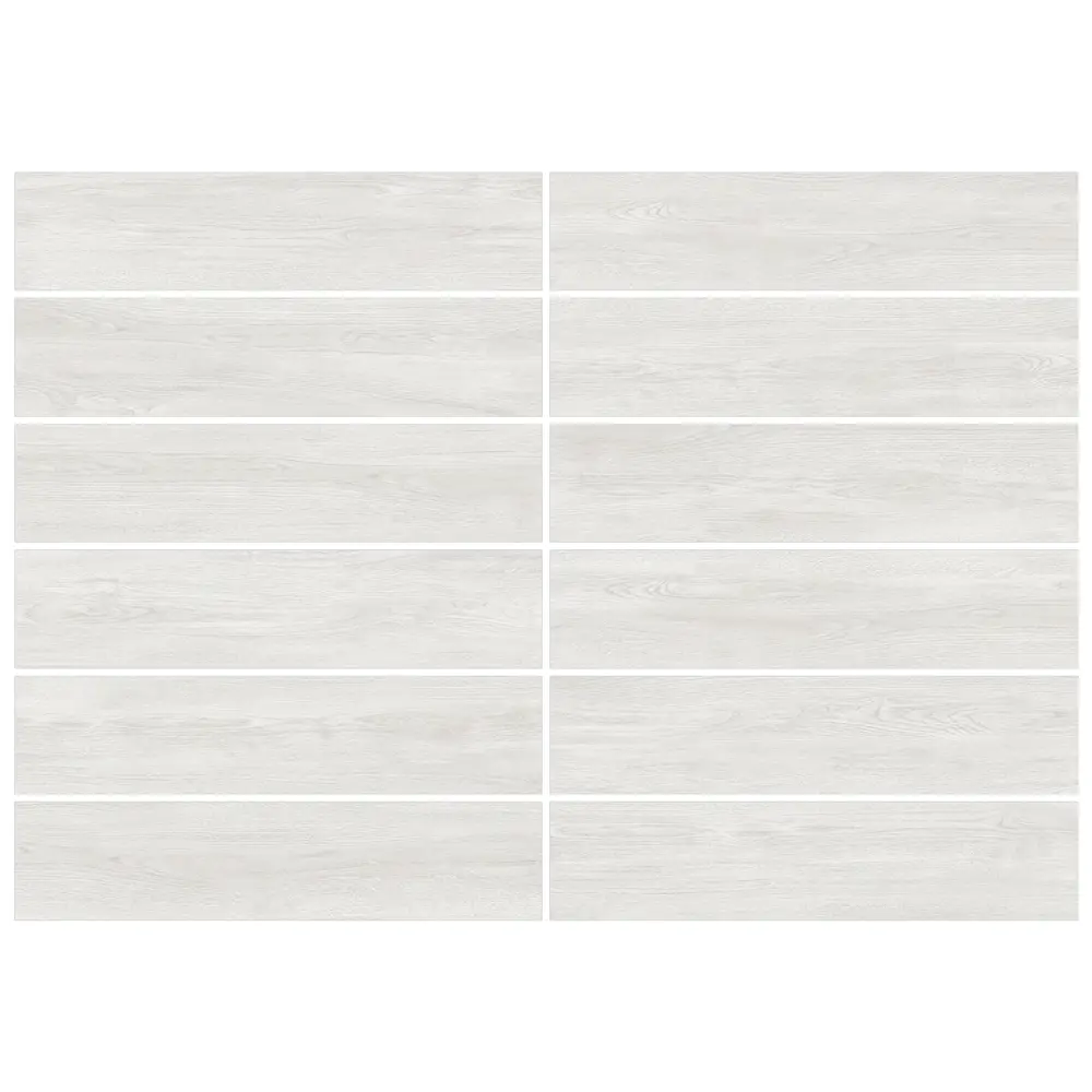 Глазурованный керамогранит Alma Ceramica Tanzania 07 20x90 см 1.62 м² матовый цвет светло-серый STLM-2007073 - Вид №2