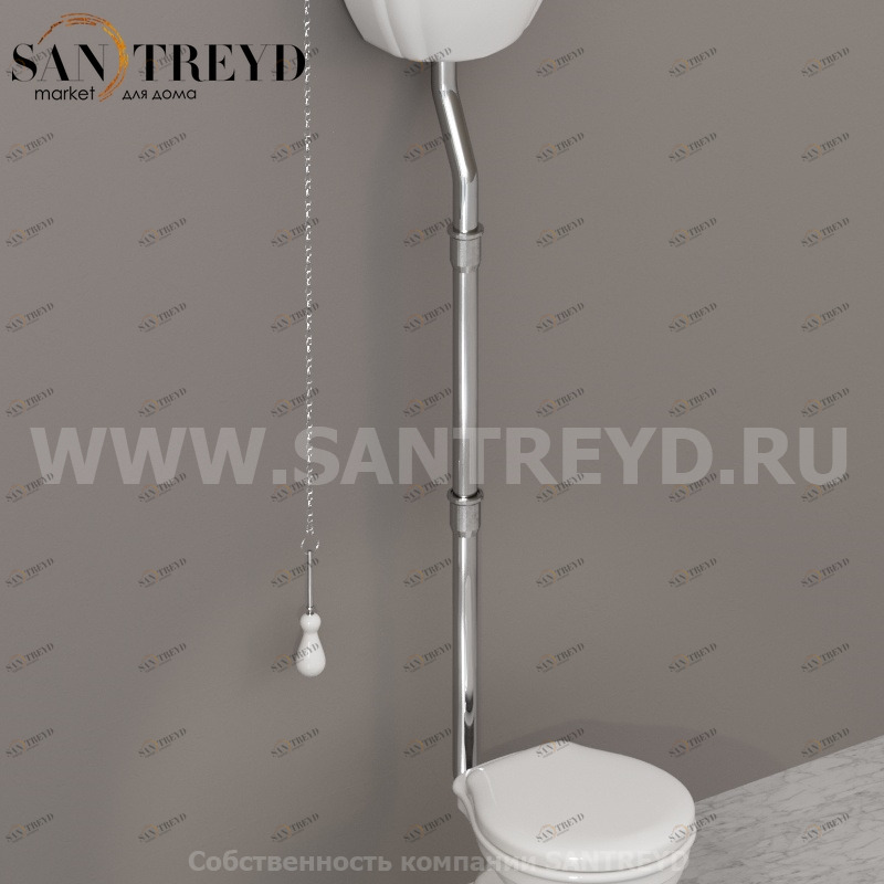 BA005 Наружный водосток 183 см Хромированный Globo Paestum Италия Ceramica Globo