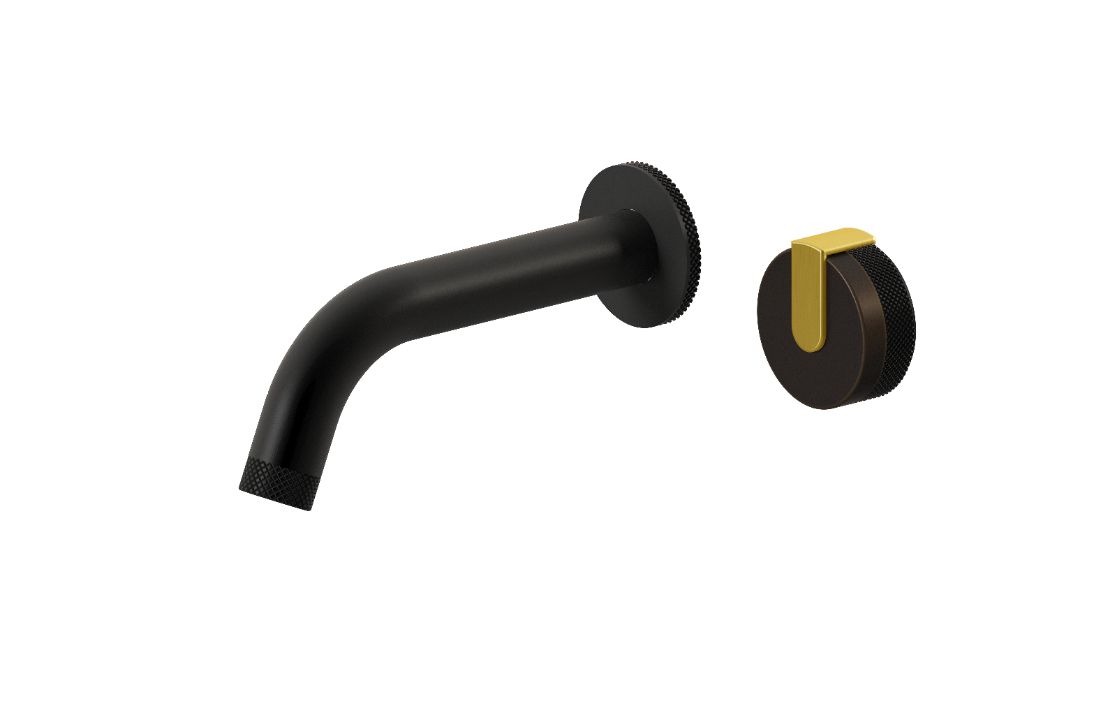 E-11535-R1OB-L1BB-MBK Настенный прогрессивный смеситель скрытого монтажа для раковины GRAFF MOD+