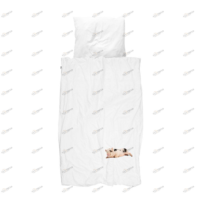 Комплект постельного белья  "Поросенок белый" 150х200 см SNURK MISSPEGGYWHITE150Х200CM