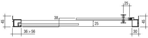 DISENIA Прямоугольная душевая ниша из стекла Space sun-id-1370021 - Вид №1