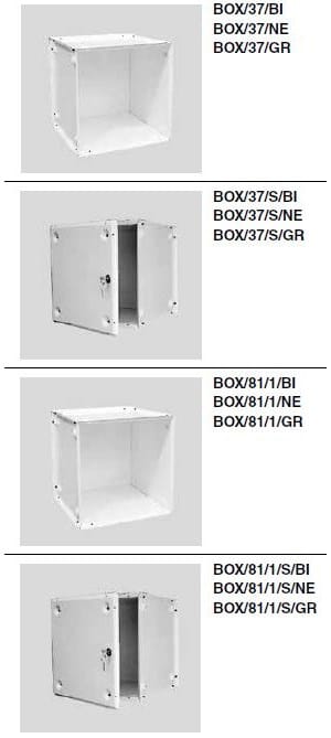 Алюминиевый модульный офисный книжный шкаф Martinelli Luce BOX ARCH-00042789 - Вид №7