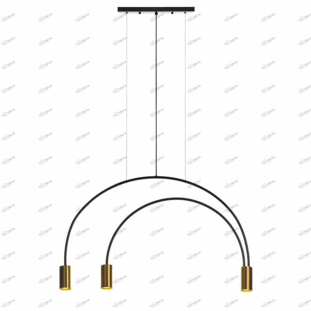 Подвесной светильник металлический черный Volta 5043-3 LOFT IT 5043 00-3890270 Черный 